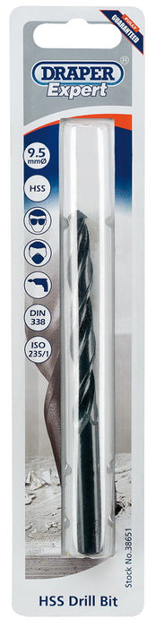 Draper 38651 HSS Drill Bit, 9.5mm