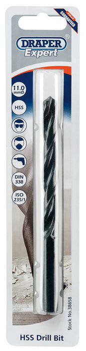 Draper 38658 HSS Drill Bit, 11.0mm