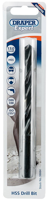 Draper 38684 HSS Drill Bit, 13.0mm