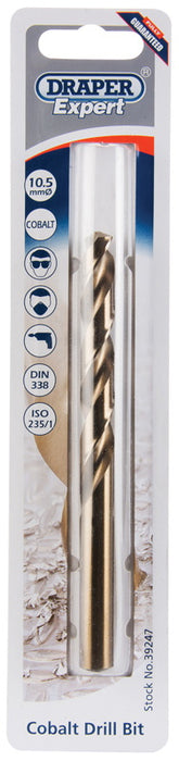 Draper 39247 HSS Cobalt Drill Bit, 10.5mm