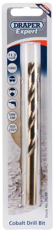 Draper 39249 HSS Cobalt Drill Bit, 11.3mm