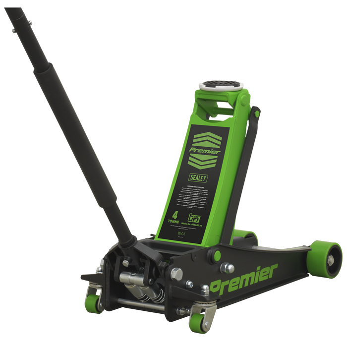 Sealey 4040AG Trolley Jack 4tonne Rocket Lift Green
