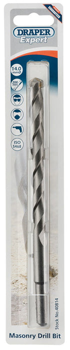 Draper 40814 Masonry Drill Bit, 14 x 200mm