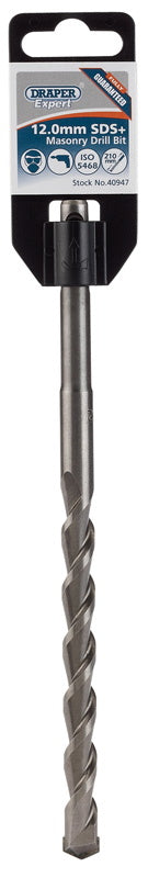 Draper 40947 SDS+ Masonry Drill, 12.0 x 210mm