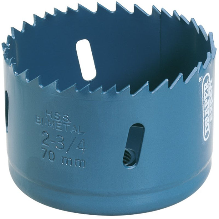 Draper 41087 HSS Bi-metal Holesaw Blade, 70mm