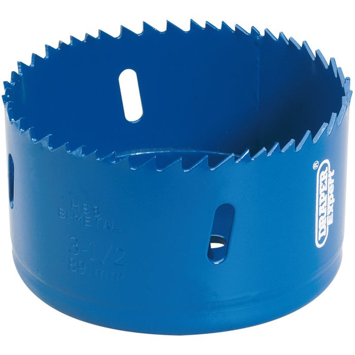 Draper 41090 HSS Bi-metal Holesaw Blade, 89mm