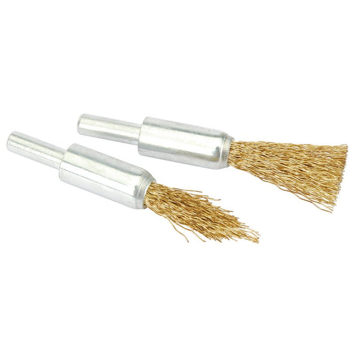 Draper Brassed Steel Crimped Decarb Brush Set - 2Pcs, 41439