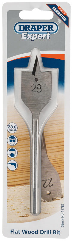 Draper 41785 Flat Wood Bit, 28mm