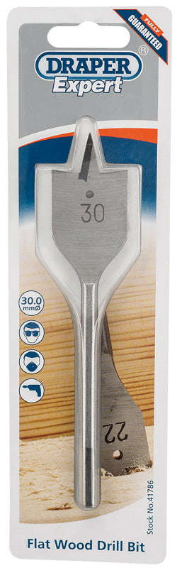 Draper 41786 Flat Wood Bit, 30mm