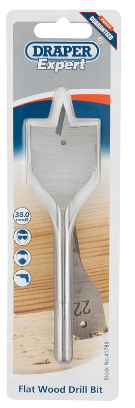 Draper 41789 Flat Wood Bit, 38mm