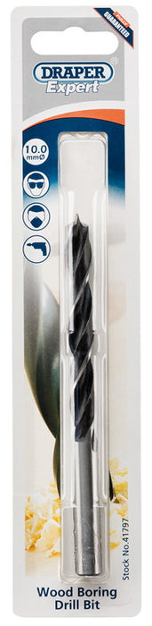 Draper 41797 Wood Drill Bit, 10mm