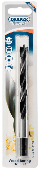 Draper 41798 Wood Drill Bit, 12mm