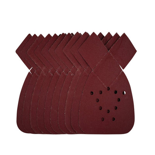 Draper Detail Sanding Sheets with Hook and Loop, 140mm, 240 Grit, SSD4 - Pack of 10, 44078