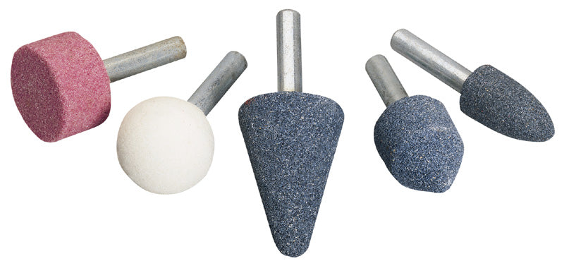 Draper 49301 Shank Mounted Grinding Point Set, 6mm (5 Piece)