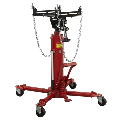 Sealey 500TTJ Transmission Jack 0.5tonne Vertical Telescopic, Re-Boxed, Grade A, 12 Months Warranty