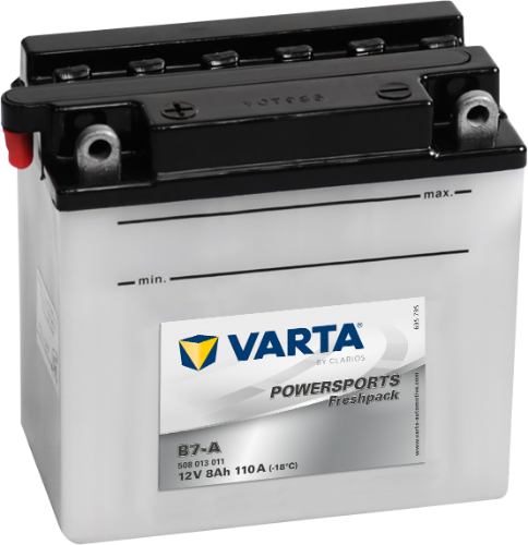 Varta Powersports Battery 12V 8Ah - 508013011, 1 Year Warranty