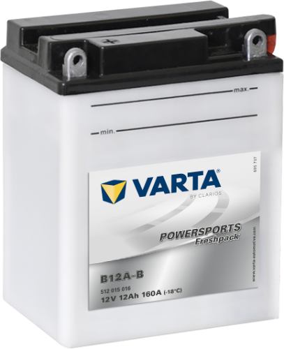 Varta Powersports Battery 12V 12Ah - 512015016, 1 Year Warranty