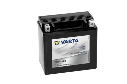 Varta Powersports AGM High Performance Battery 12V 12Ah - 512905020, 1 Year Warranty