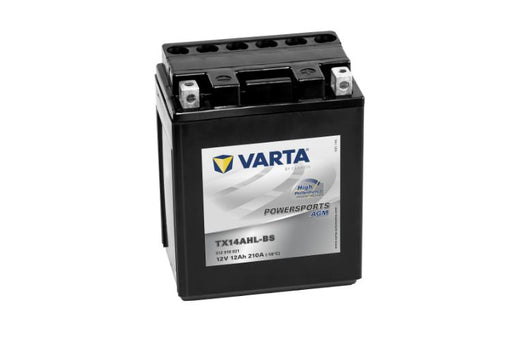 Varta Powersports AGM High Performance Battery 12V 12Ah - 512918021, 1 Year Warranty