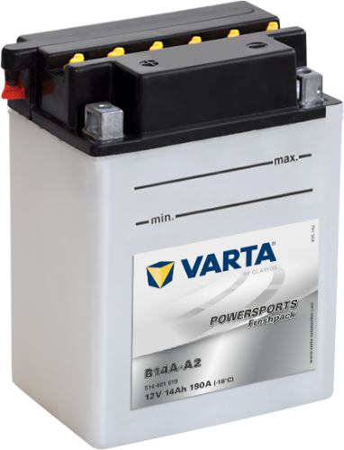 Varta Powersports Battery 12V 14Ah - 514401019, 1 Year Warranty