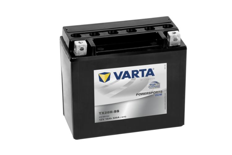 Varta Powersports AGM High Performance Battery 12V 18Ah - 518908032, 1 Year Warranty