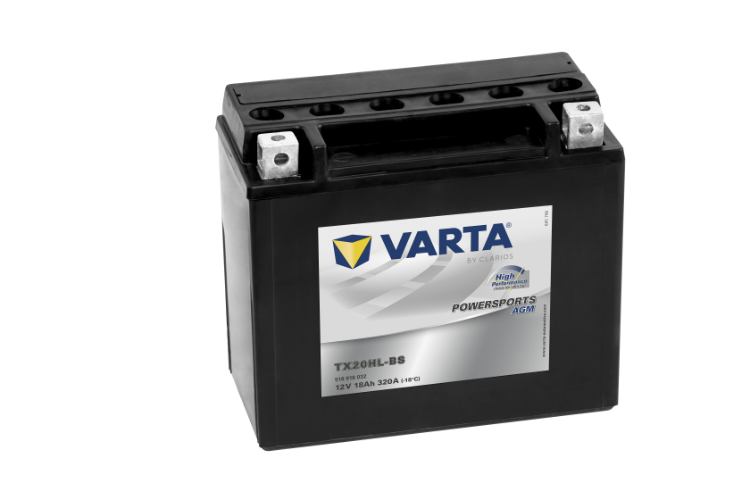 Varta Powersports AGM High Performance Battery 12V 18Ah - 518918032, 1 Year Warranty