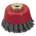 Draper Twist Knot Wire Cup Brush, 60mm M10, 52630