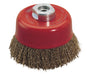 Draper Expert Crimped Wire Cup Brush, 80mm M14, 52636