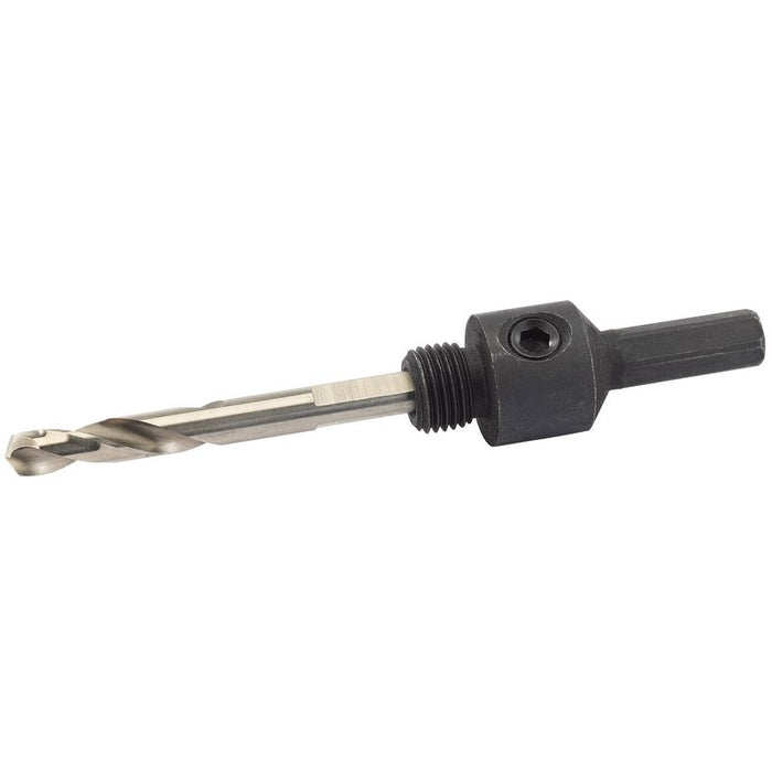 Draper 52982 Hex. Shank Holesaw Arbor with HSS Pilot Drill for 14 - 30mm Holesaws, 5/16" Thread