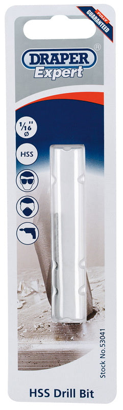Draper 53041 HSS Drill Bit, 1/16"