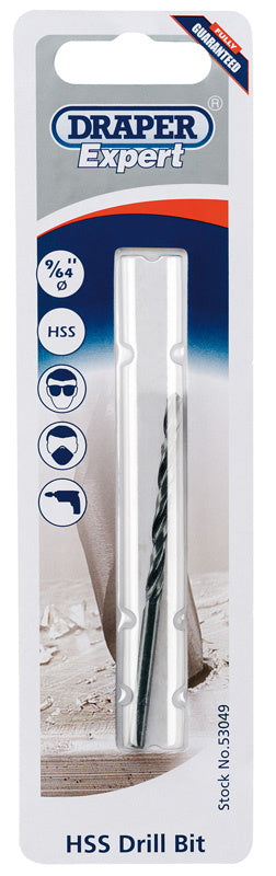 Draper 53049 HSS Drill Bit, 9/64"