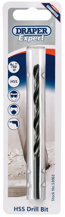 Draper 53063 HSS Drill Bit, 9/32"