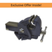 Sykes Pickavant 53320800 200mm / 8" Vice - 53320800 - Fixed base