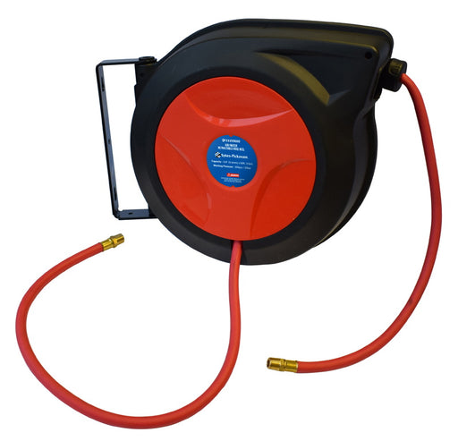 Retractable Hose Reel - 15m x 10mm - 3/8" (Air & WATER),53359600, Sykes Pickavant