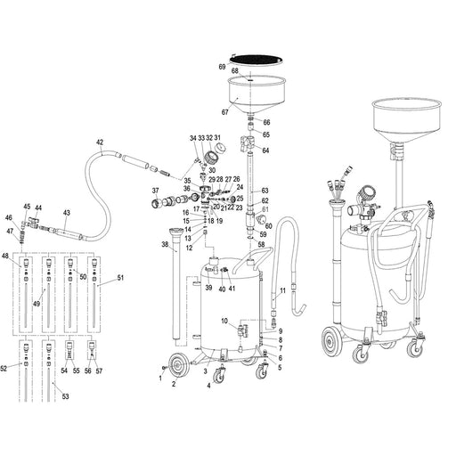 Sykes Pickavant 533800-11 DISCHARGING HOSE
