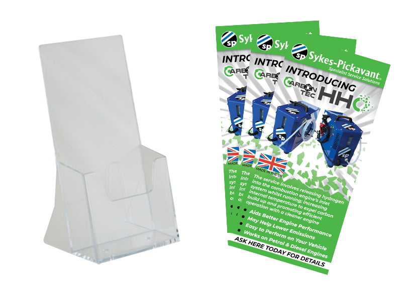 Sykes Pickavant 534003-POS CARBONTEC HHO - POS FLYERS & STAND