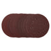 Draper Sanding Discs, Hook & Loop, 115mm, Assorted Grit - Pack of 10, 53510