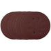 Draper Punched Sanding Discs, Hook & Loop, 125mm, 120 Grit - Pack of 10, 54756