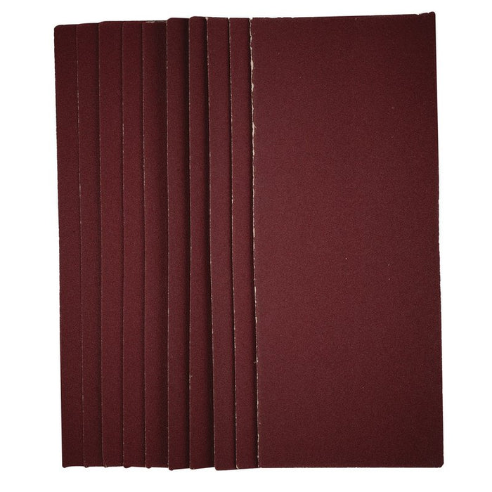Draper 1/2 Sanding Sheets, 115 x 280mm, 120 Grit - Pack of 10, 57112