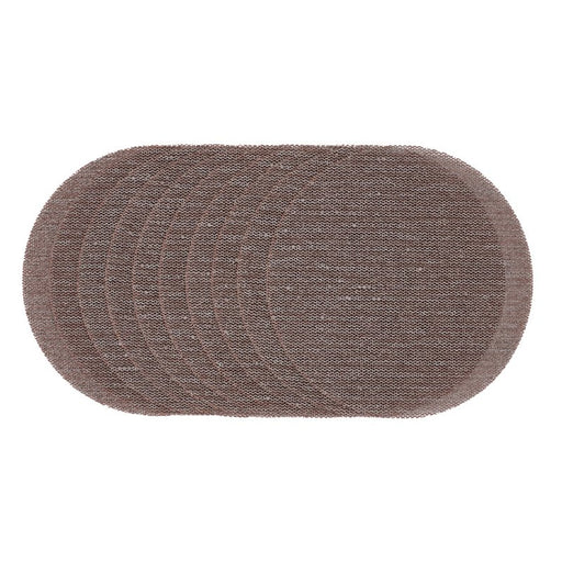 Draper Mesh Sanding Discs, 80 Grit - Pack of 10, 150mm, 61012