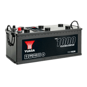Yuasa YBX1626 12V 180Ah 1100A Super Heavy Duty Commercial Vehicle Battery, 2 Years Warranty