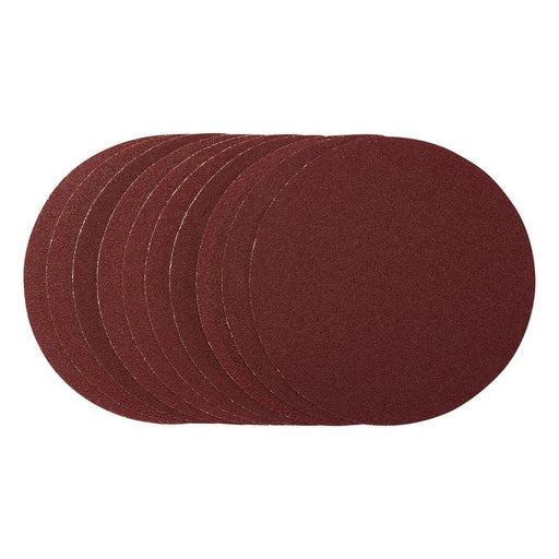 Draper Sanding Discs PSA, 150mm 80 Grit - Pack of 10, 62994