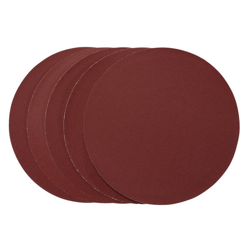 Draper Sanding Discs PSA, 200mm 240 Grit - Pack of 5, 63045