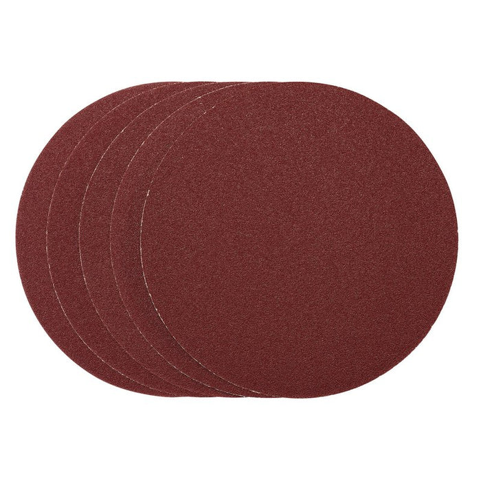 Draper Sanding Discs PSA, 305mm 40 Grit - Pack of 5, 63531