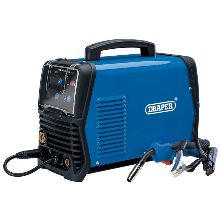 Draper 70046 Gas/Gasless MIG Inverter Multi-Welder, 200A, Ex-Showroom, Grade B, 12 Months Warranty