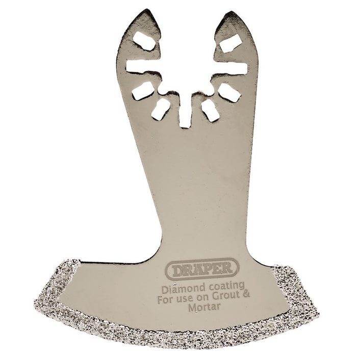 Draper 70473 Oscillating Multi-Tool Diamond Coated Cutting Blade, 52mm