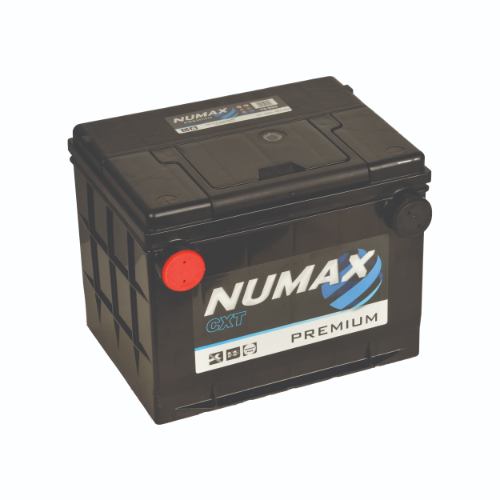 75-550 Numax Side Terminal Premium Car Battery 12V 60Ah, 3 Years Warranty