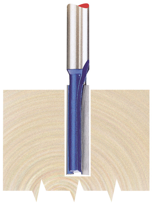 Draper 75331 TCT Router Bit, 1/4" Straight, 6.35 x 25mm