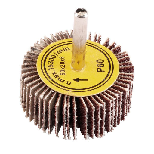 Draper Abrasive Flap Wheel, 50 x 20mm, 60 Grit, 76452