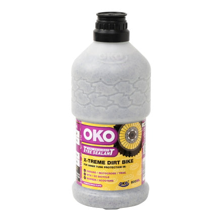 OKO OKO097 X-Treme Dirt-Bike M/C, MTB Tyre Sealant, 800ml - Seals Punctures Up to 7mm